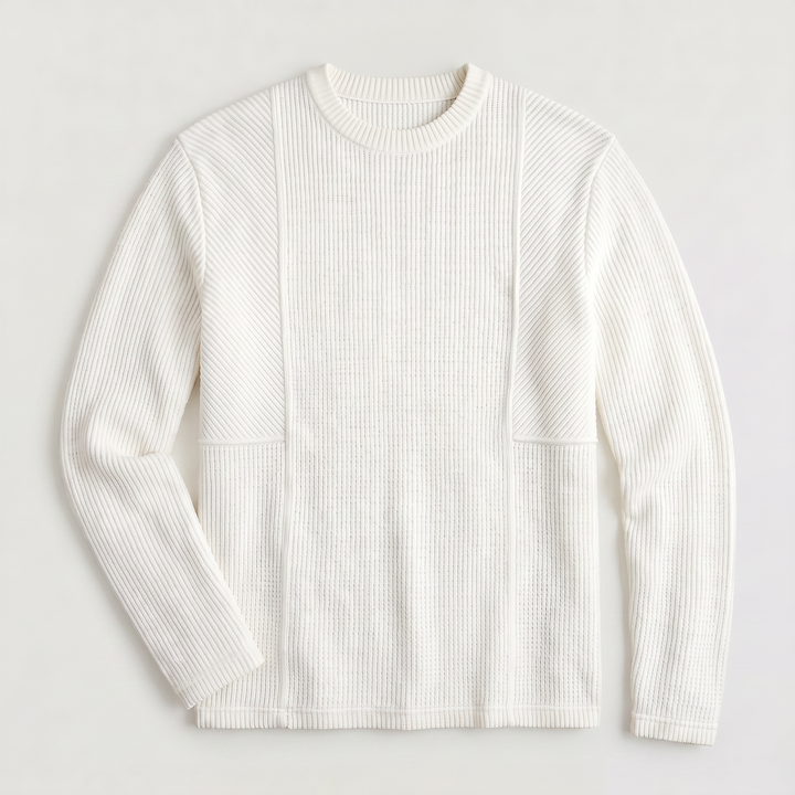 Byron | Men's Textured Knit Crewneck Sweater