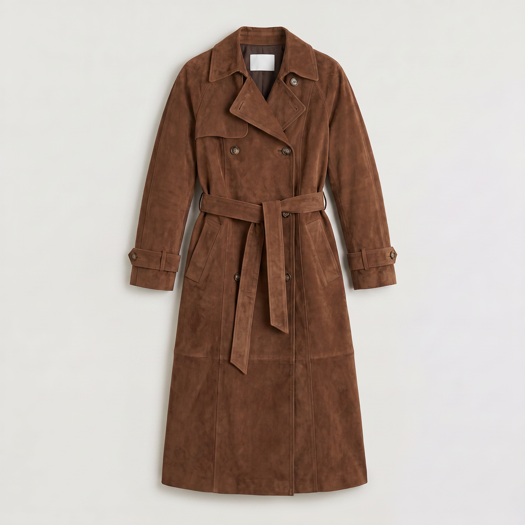 Coco | Women's Suede Trench Coat