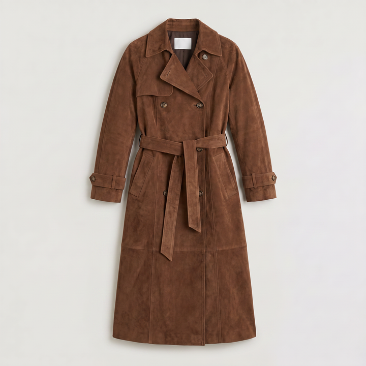 Coco | Women's Suede Trench Coat