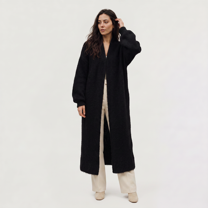 Tess | Women's Fluffy Longline Cardigan