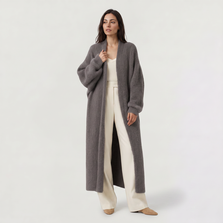 Tess | Women's Fluffy Longline Cardigan