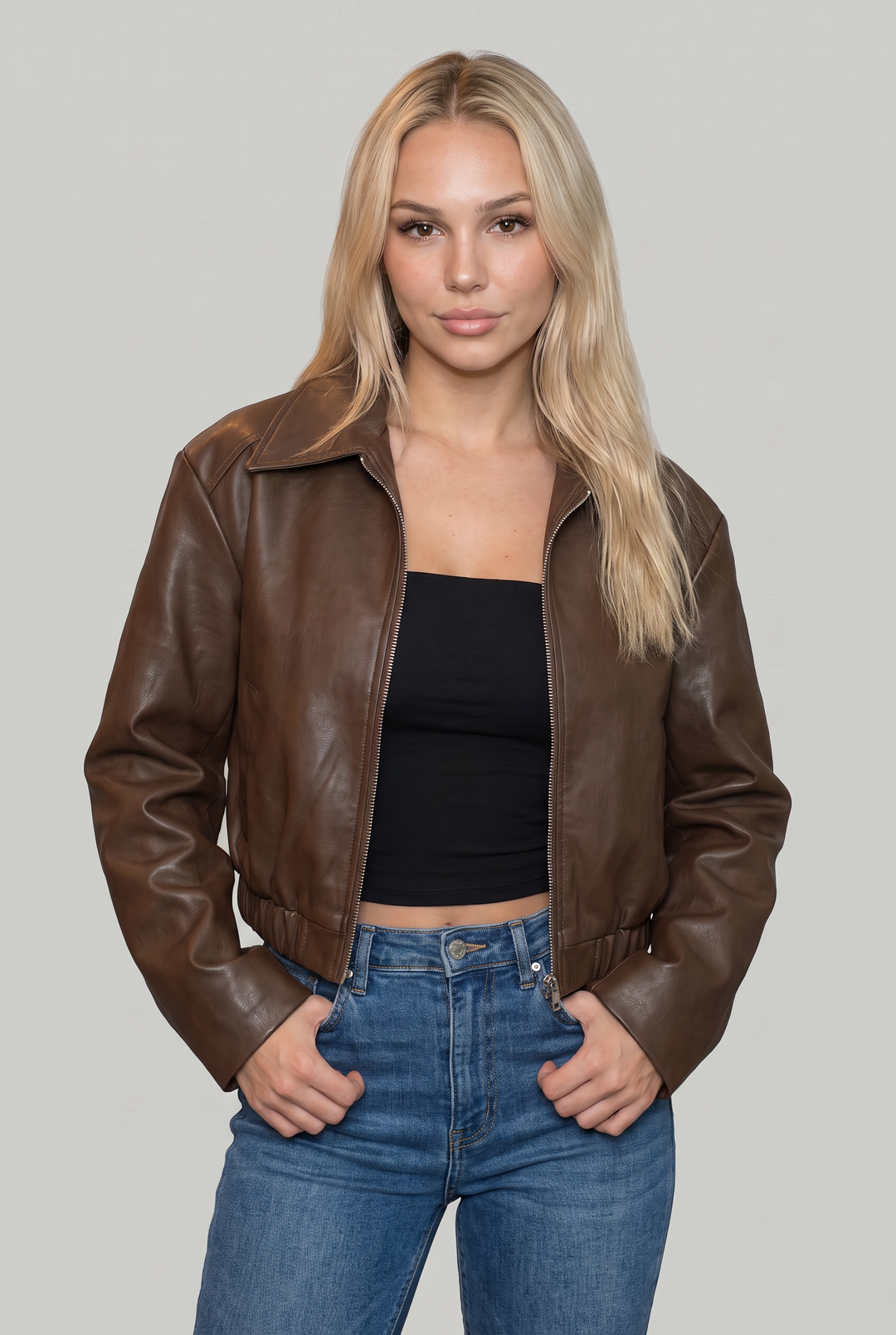 Robin | Women's Oversized Collared Bomber Jacket