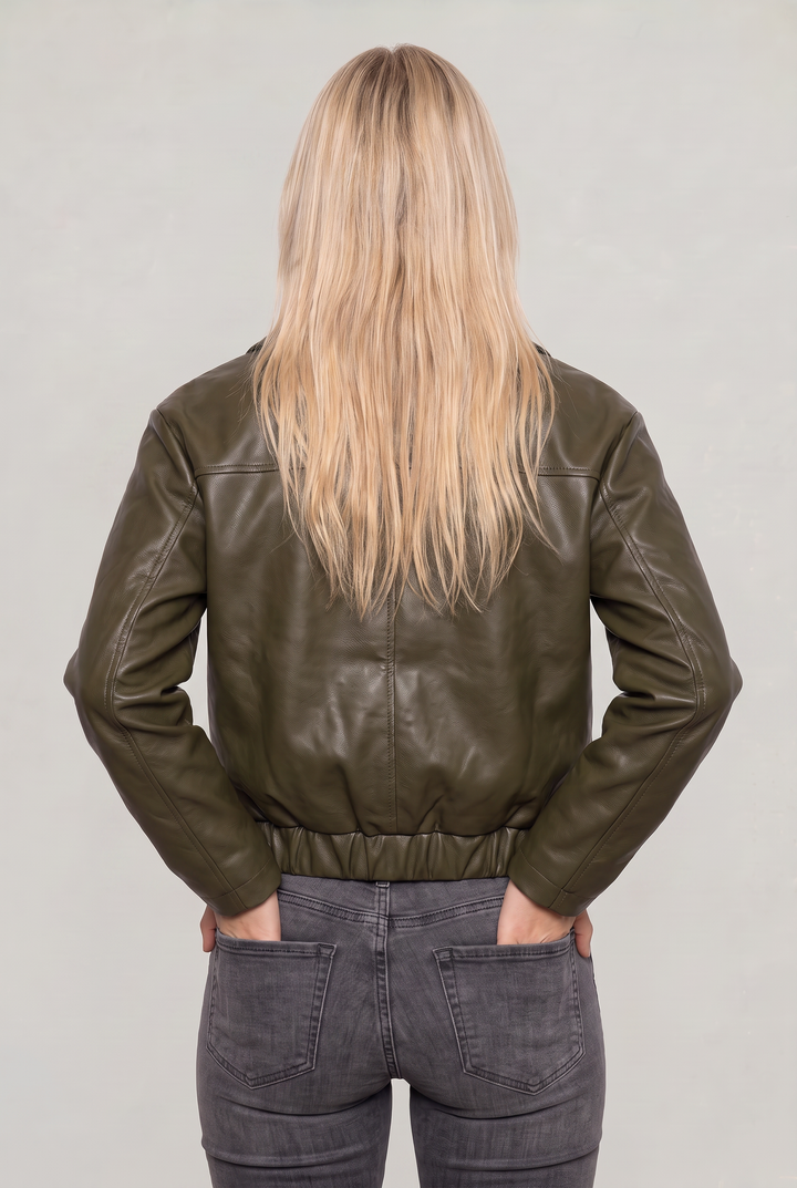 Robin | Women's Oversized Collared Bomber Jacket