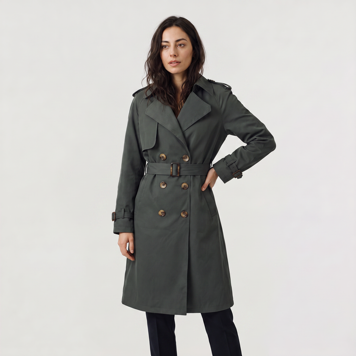 Marion | Women's Single Breasted Belted Trench Coat