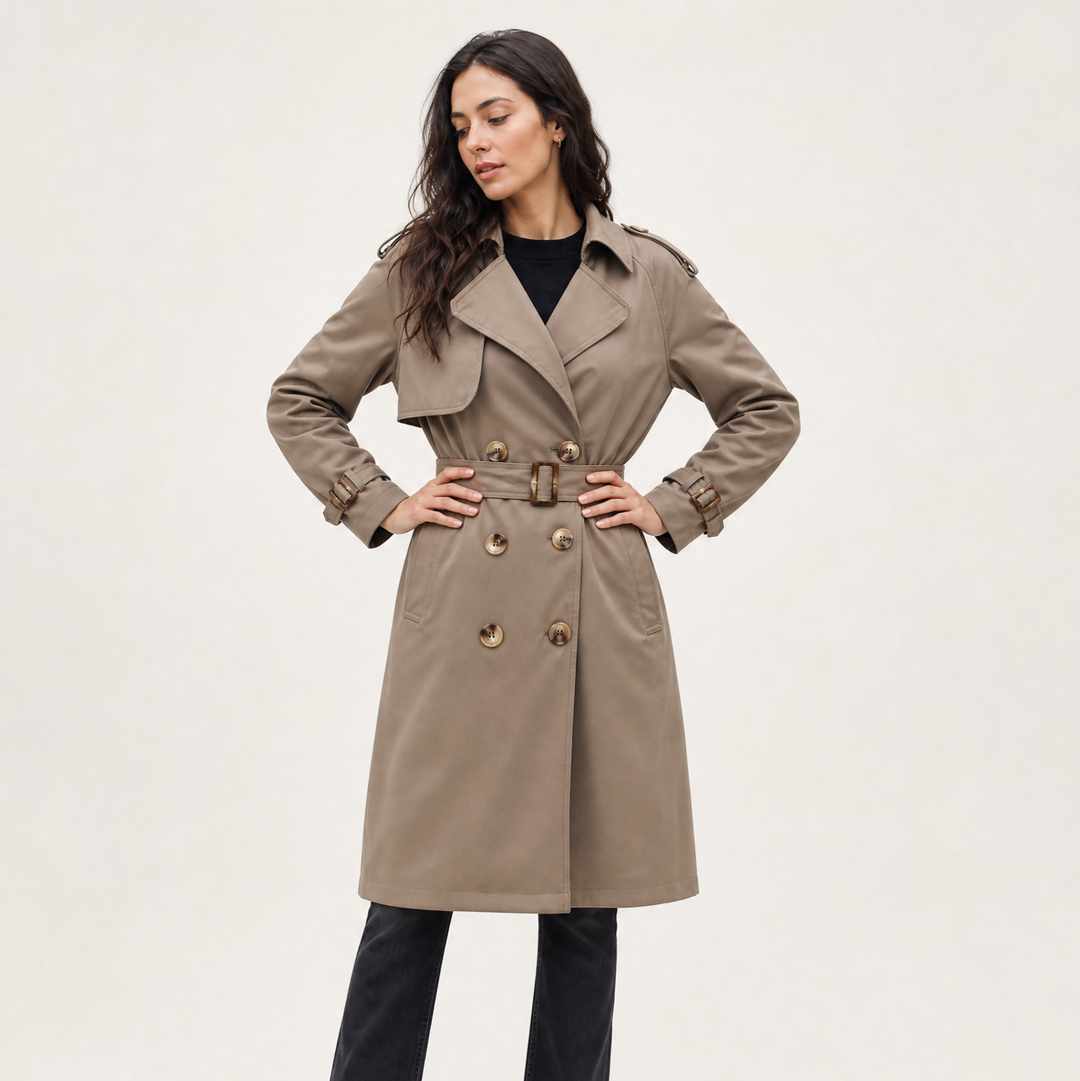 Marion | Women's Single Breasted Belted Trench Coat