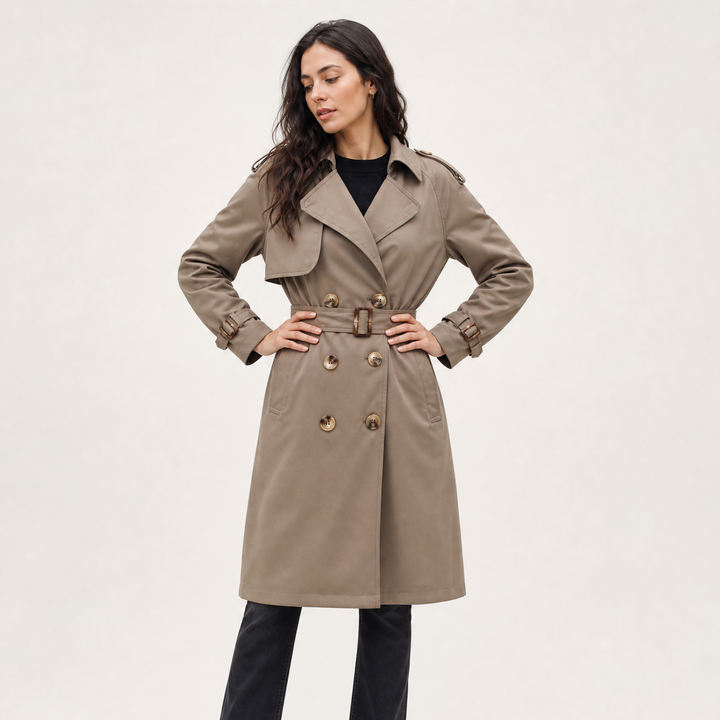 Marion | Women's Single Breasted Belted Trench Coat