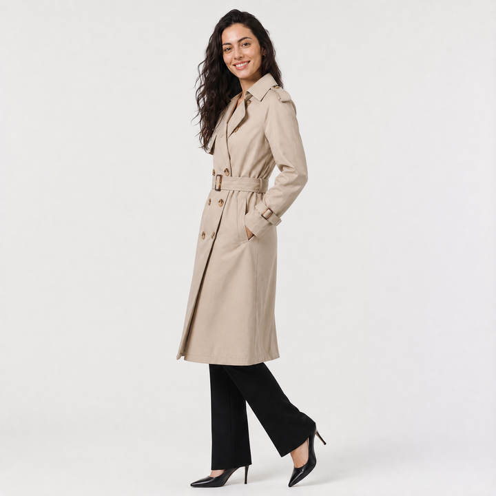 Marion | Women's Single Breasted Belted Trench Coat
