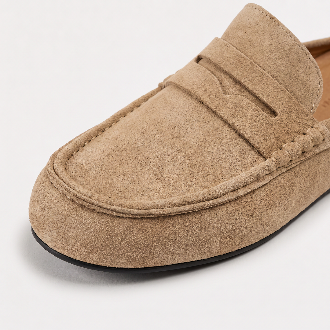 Dominic | Men's Backless Suede Mule Loafers