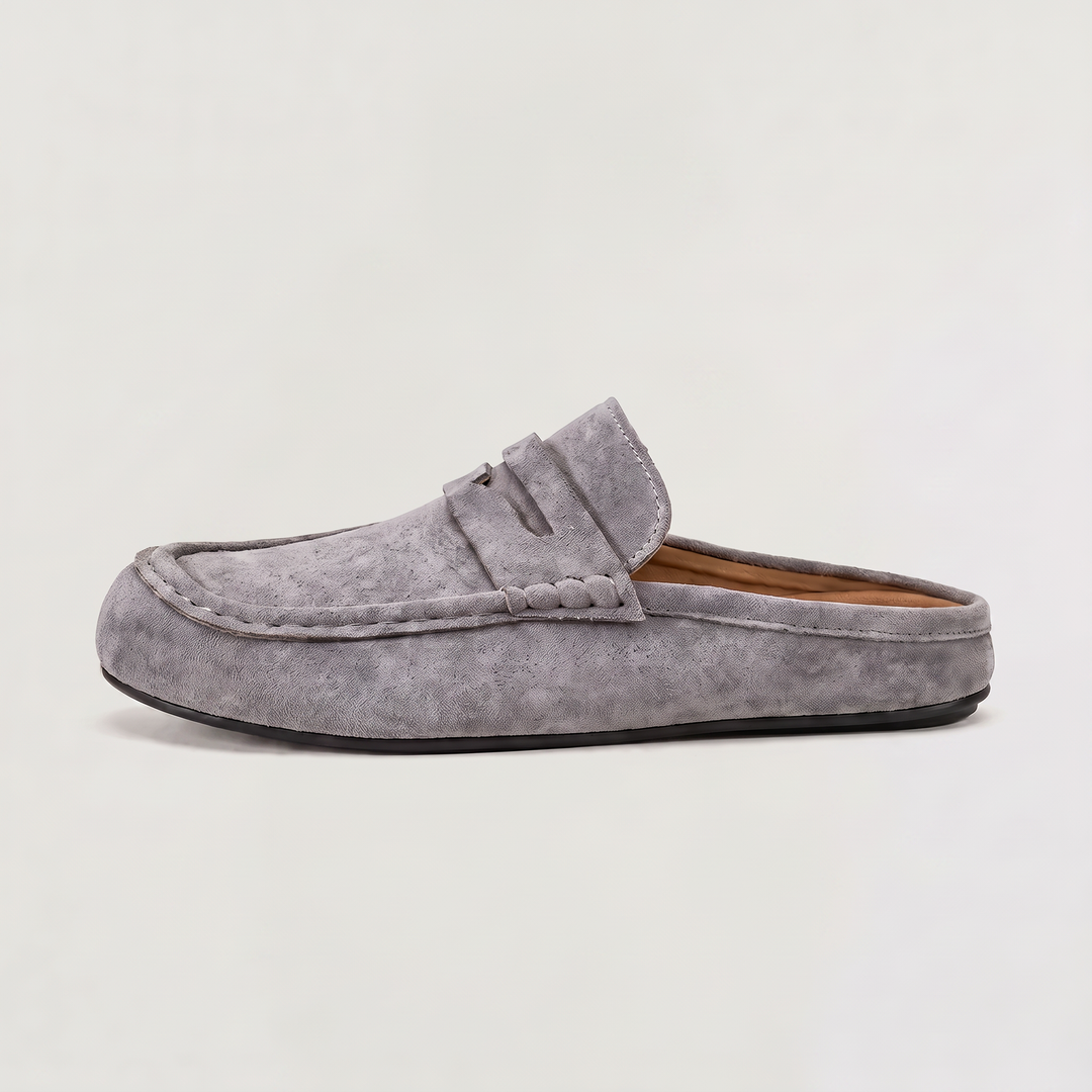 Dominic | Men's Backless Suede Mule Loafers