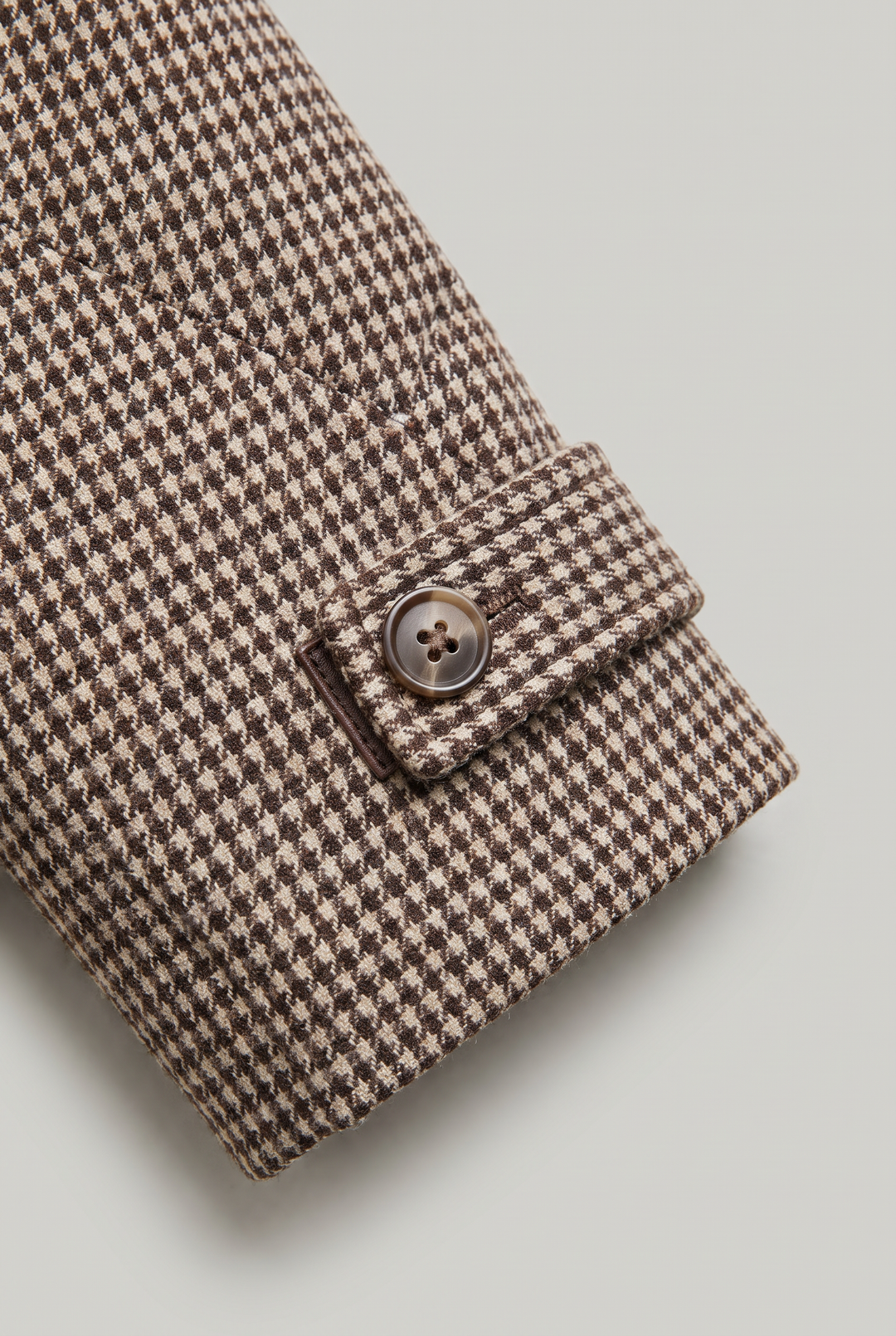 Odette | Women's Houndstooth Funnel Neck Jacket