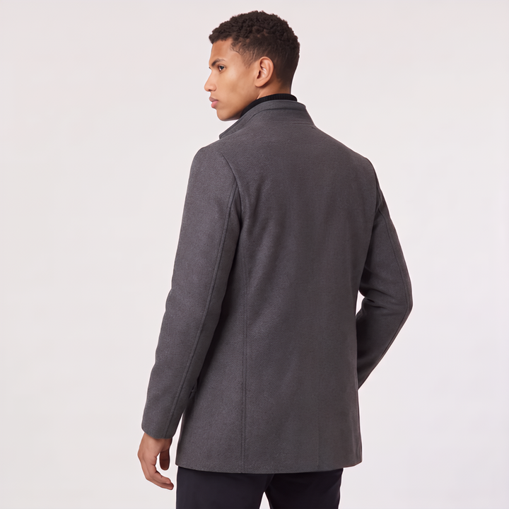 Harrison | Men's Stand-Collar Wool Coat