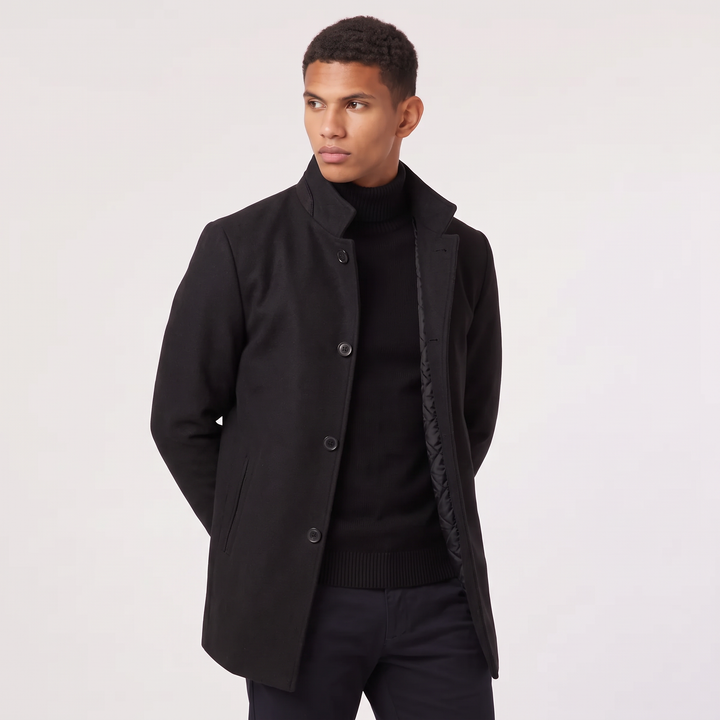 Harrison | Men's Stand-Collar Wool Coat
