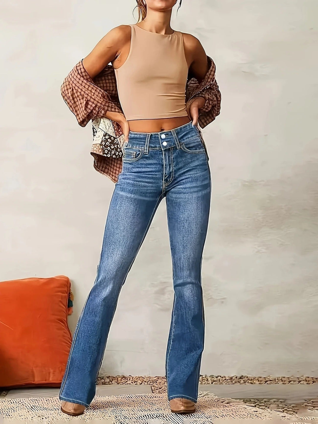 Ramona | Women's High Waist Flare Jeans