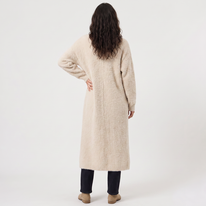 Tess | Women's Fluffy Longline Cardigan