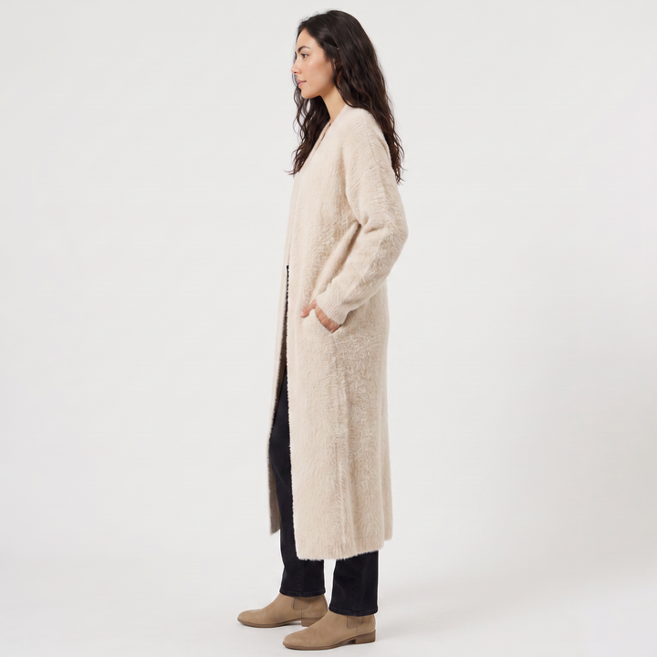 Tess | Women's Fluffy Longline Cardigan