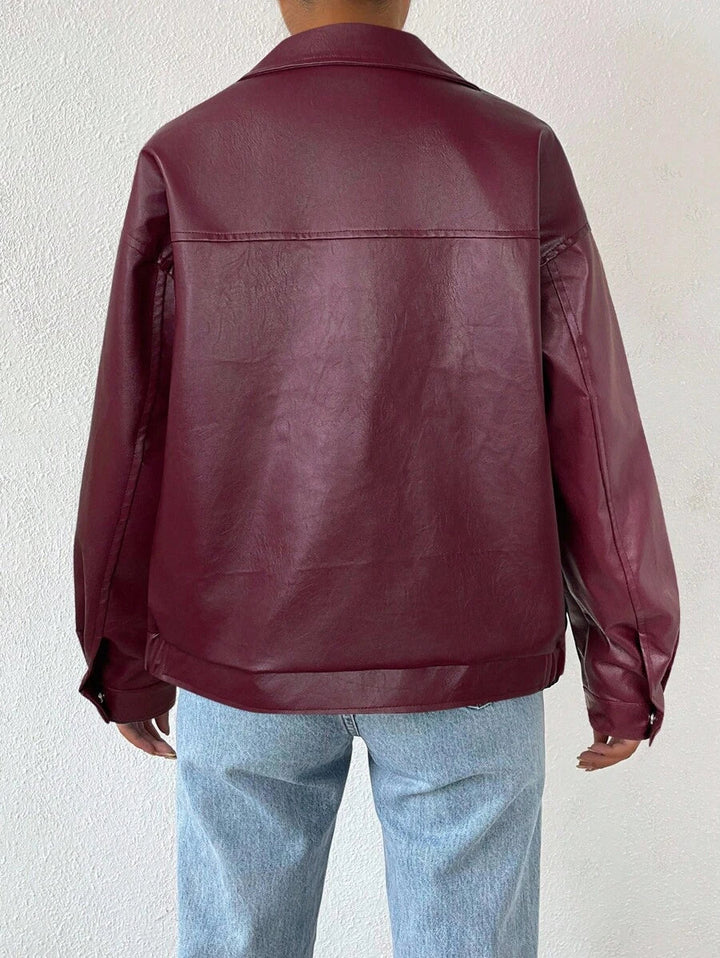Maeve | Women's Oversized Leather Jacket