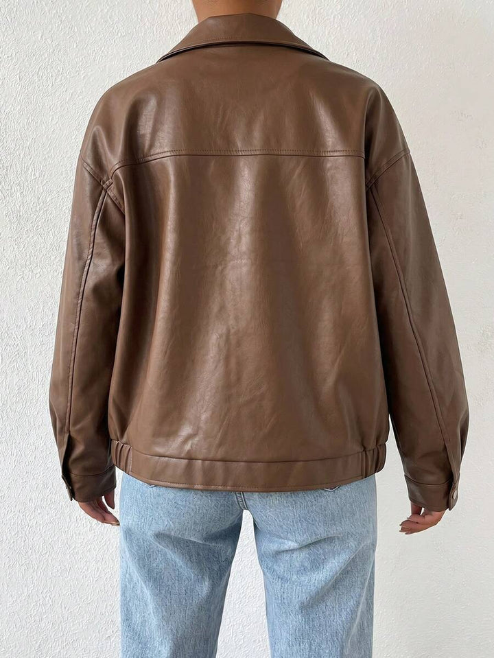 Maeve | Women's Oversized Leather Jacket