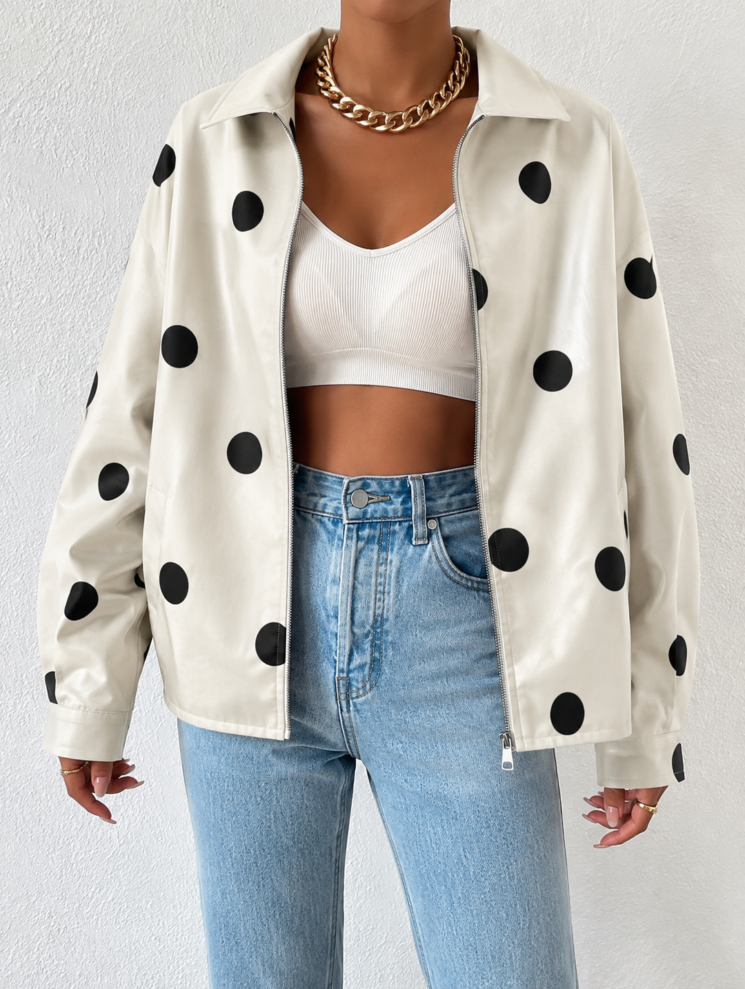 Maeve | Women's Oversized Leather Jacket
