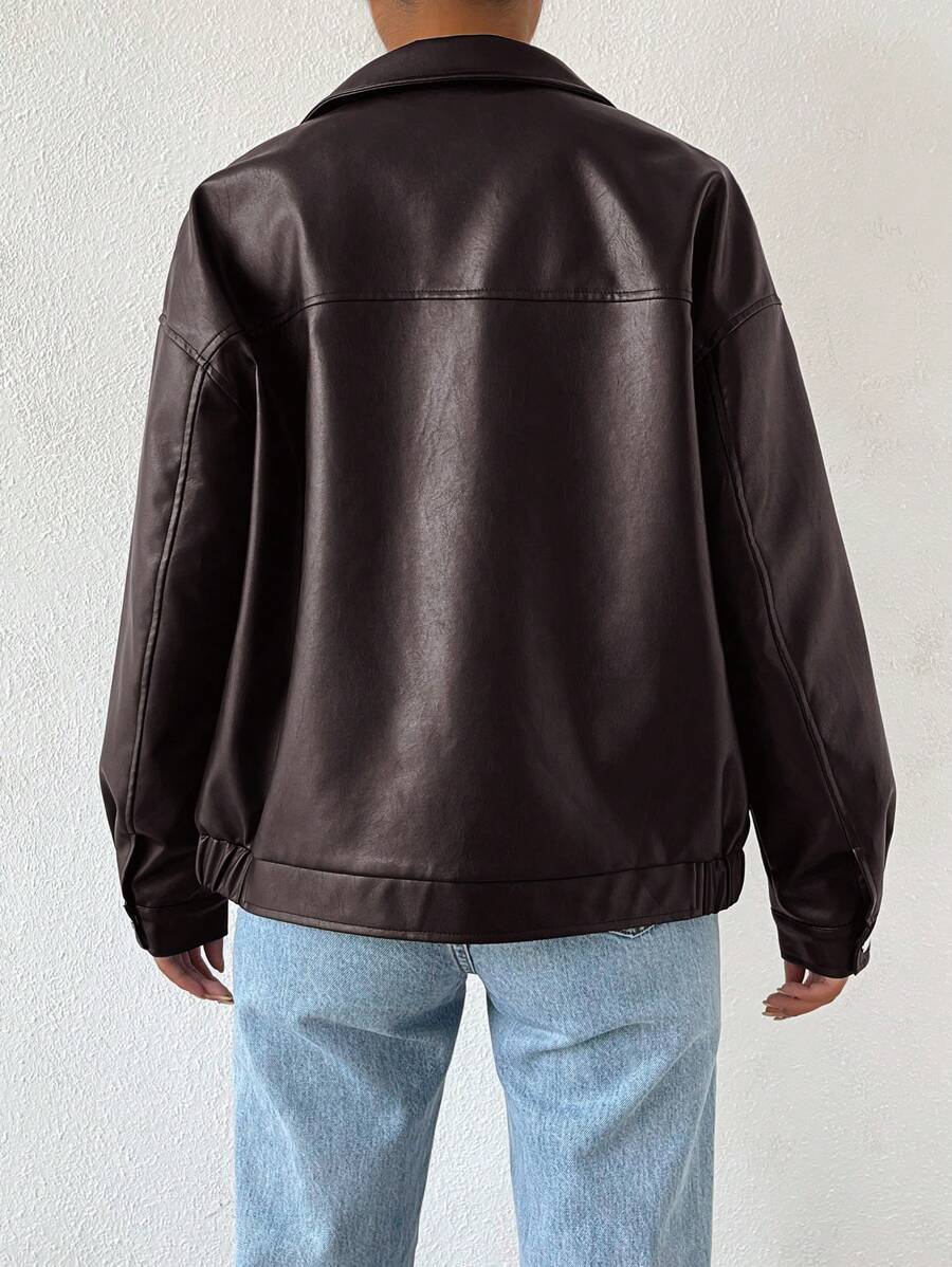 Maeve | Women's Oversized Leather Jacket
