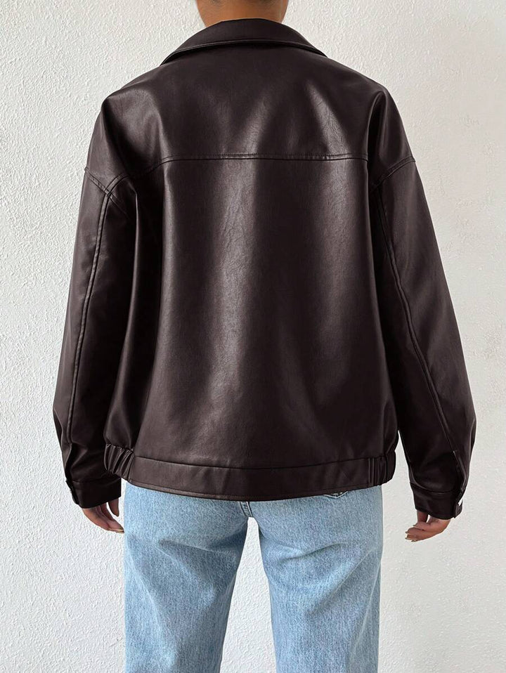 Maeve | Women's Oversized Leather Jacket