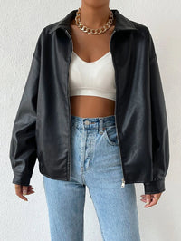 Maeve | Women's Oversized Leather Jacket