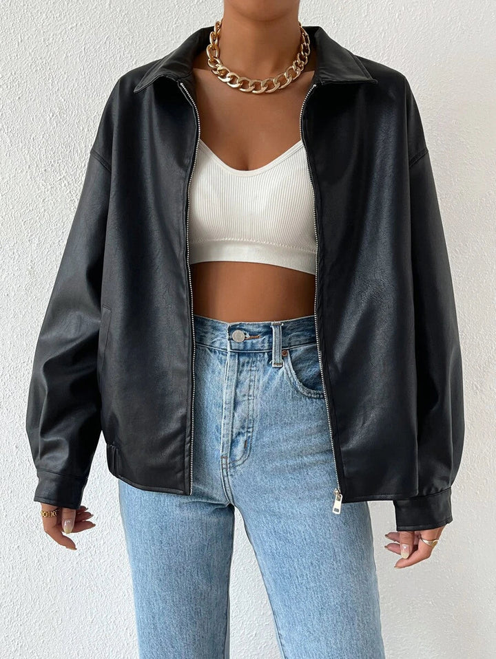 Maeve | Women's Oversized Leather Jacket