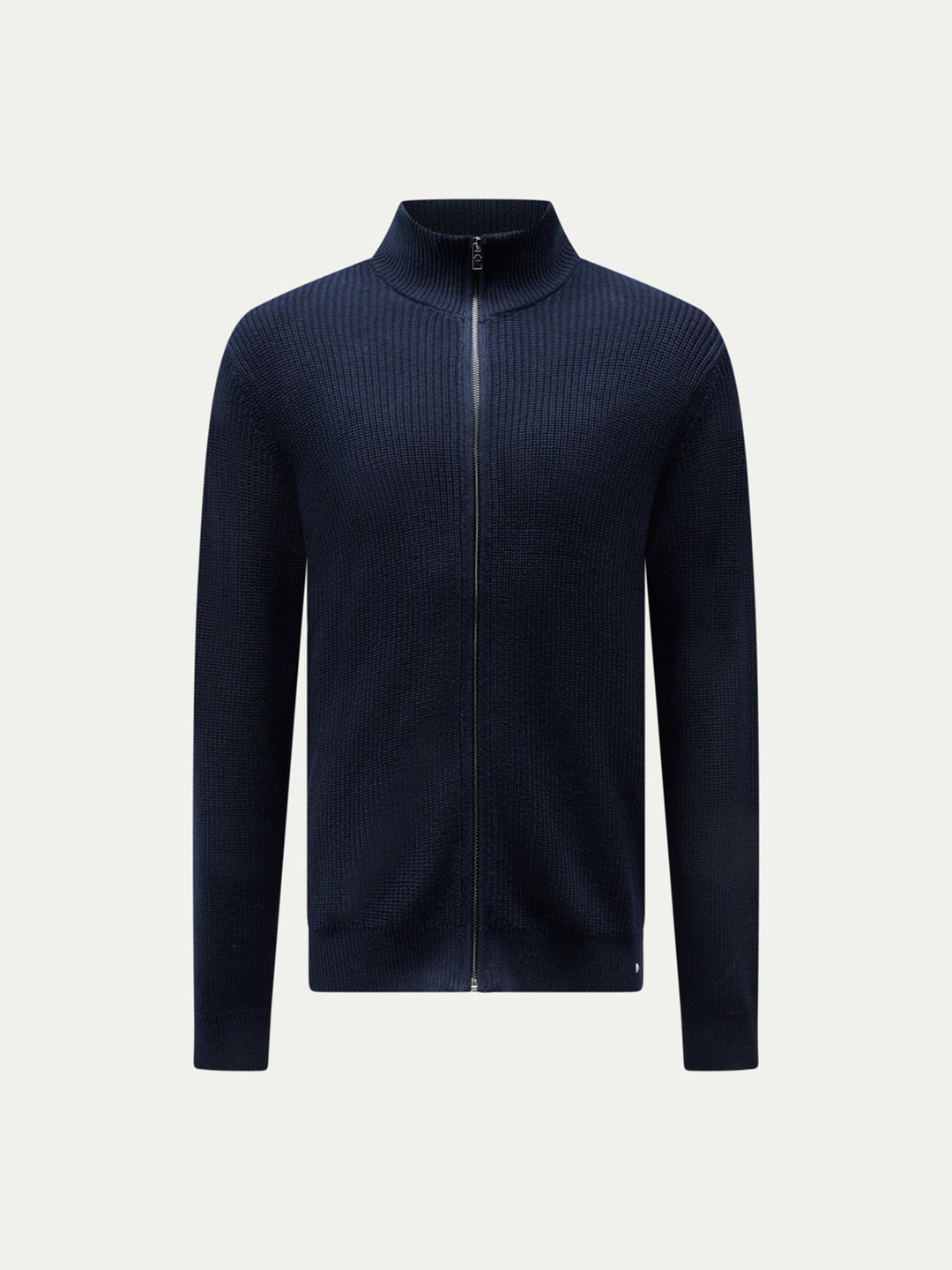 Lachlan | Men's Funnel-Neck Full-Zip Knit Cardigan