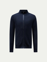 Lachlan | Men's Funnel-Neck Full-Zip Knit Cardigan