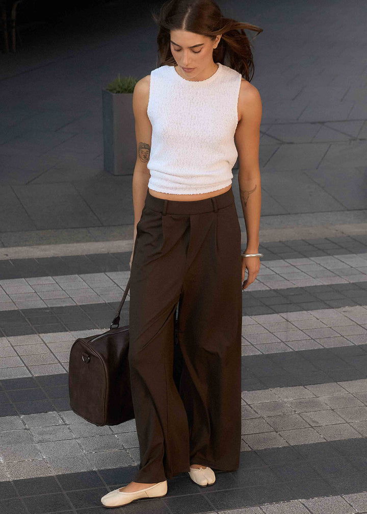 Maelle | Women's Pleated Tailored Trousers