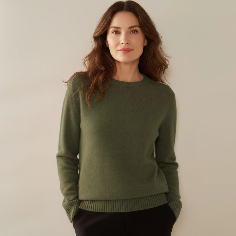 Cosima | Women's Chunky Crewneck Cashmere Sweater