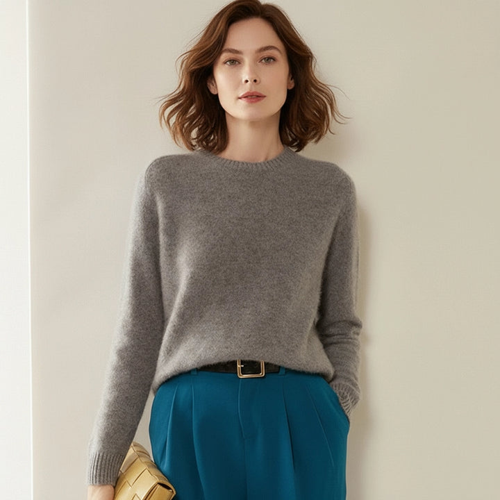 Cosima | Women's Chunky Crewneck Cashmere Sweater