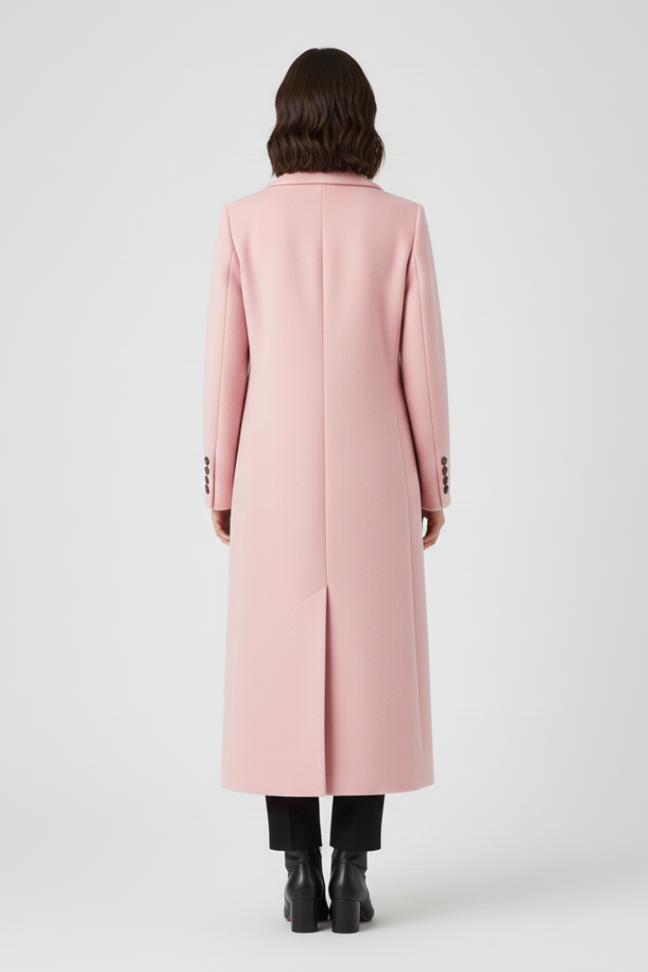 Adeline | Women's Longline Lapel Collar Coat