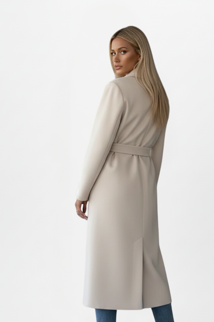 Colette | Women's Double-Breasted Belted Long Coat