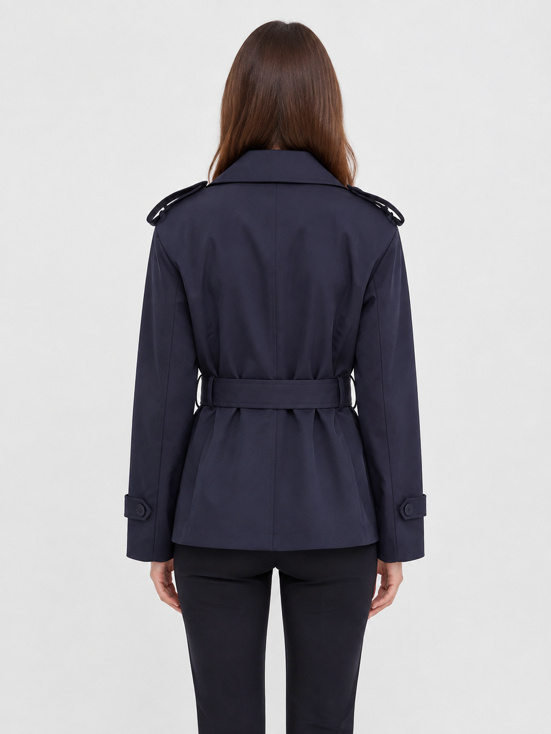 Martha | Women's Short Belted Trench Coat