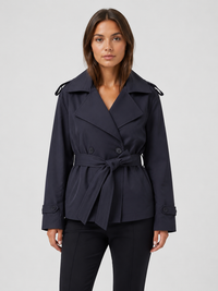Martha | Women's Short Belted Trench Coat