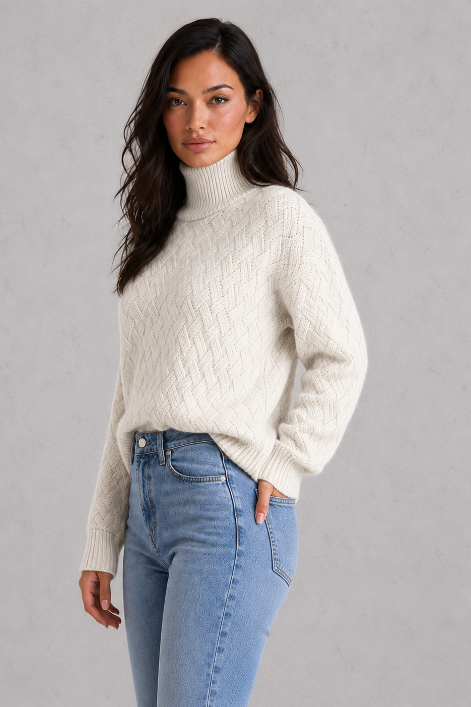 Posy | Women's Roll Neck Knit Jumper