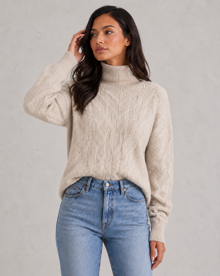 Posy | Women's Roll Neck Knit Jumper