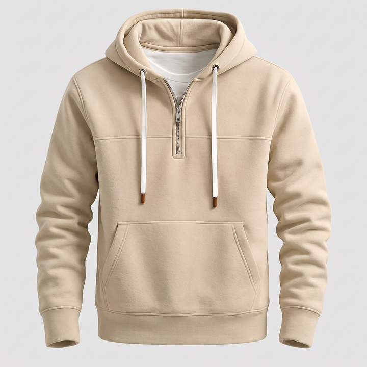Donovan | Men's Relaxed Quarter-Zip Hoodie