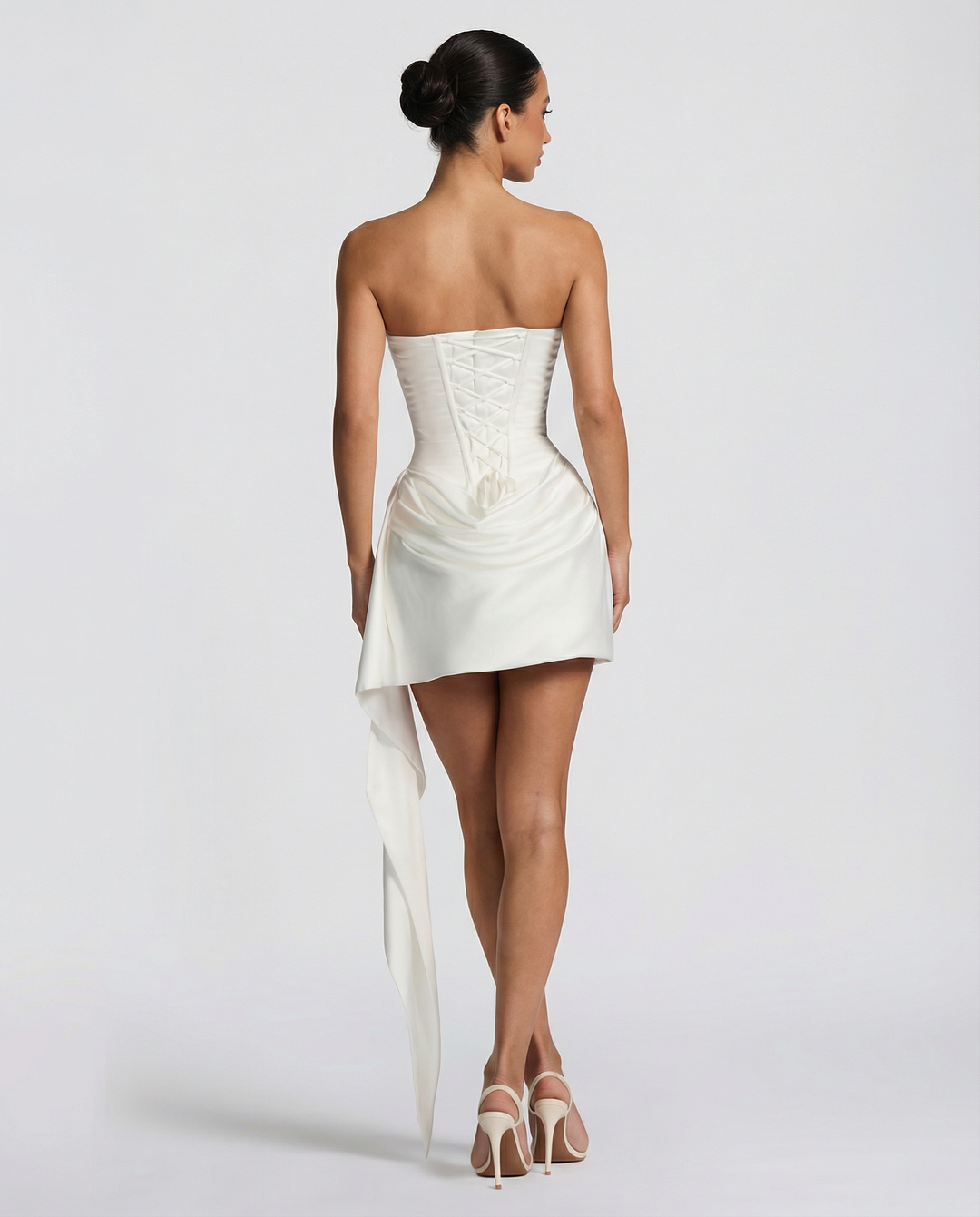 Manon | Women's Satin Corset Mini Dress