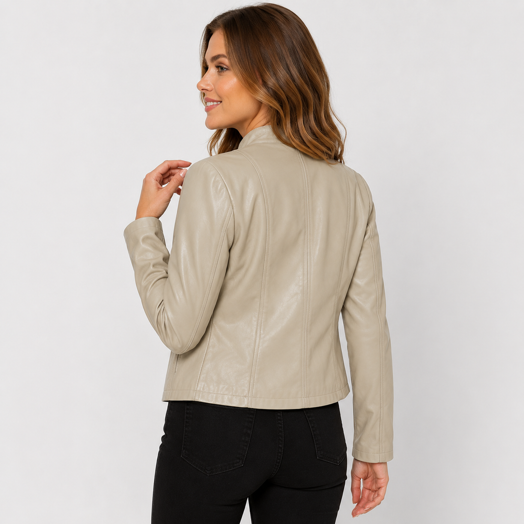 Isadora | Women's Full-Zip Leather Jacket