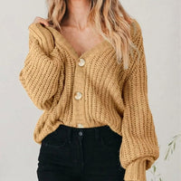 Rosalie | Women's Oversized Chunky Knit Button Cardigan