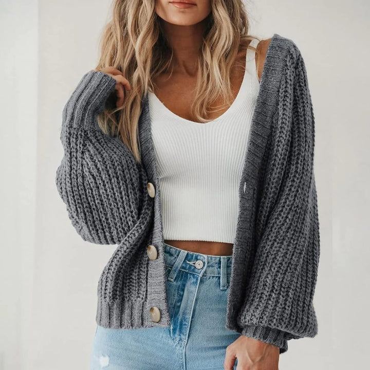 Rosalie | Women's Oversized Chunky Knit Button Cardigan