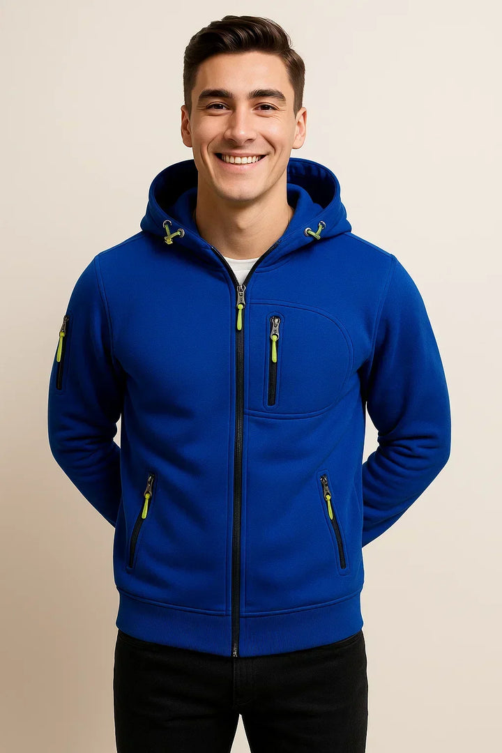 Tobias | Men's Front Zip Hoodie