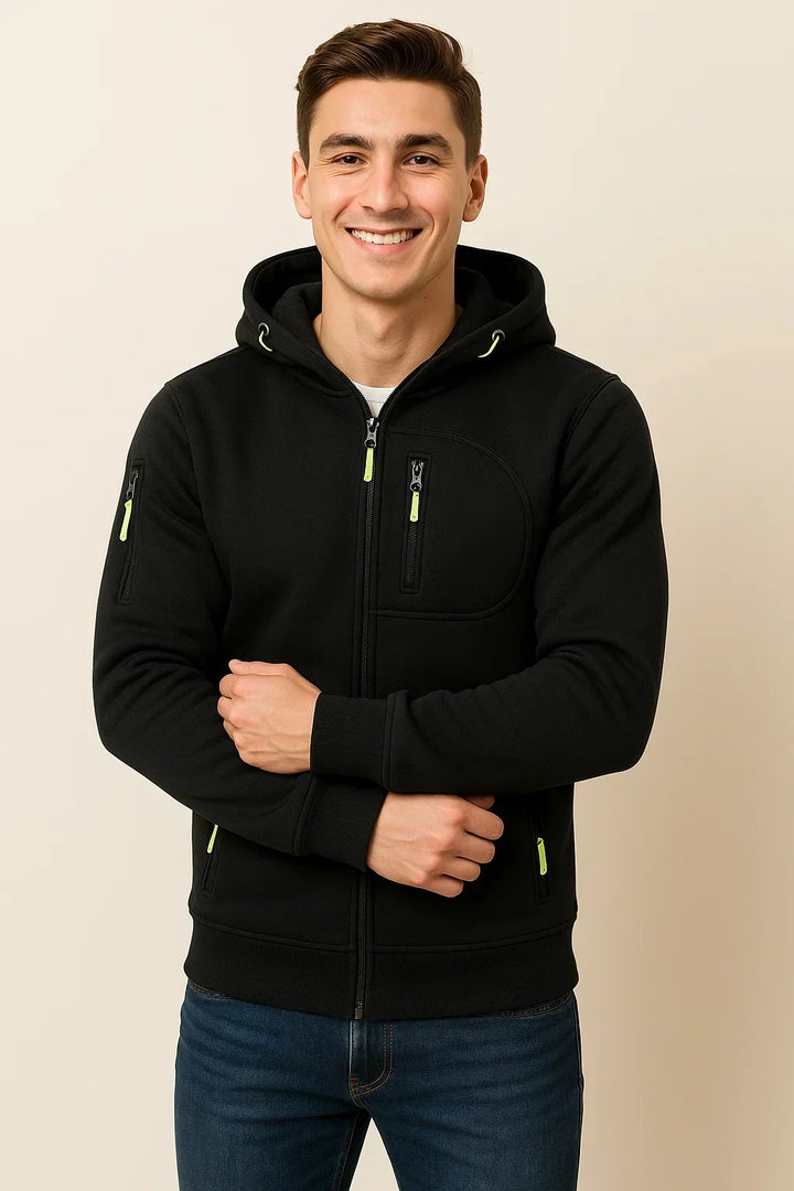 Tobias | Men's Front Zip Hoodie