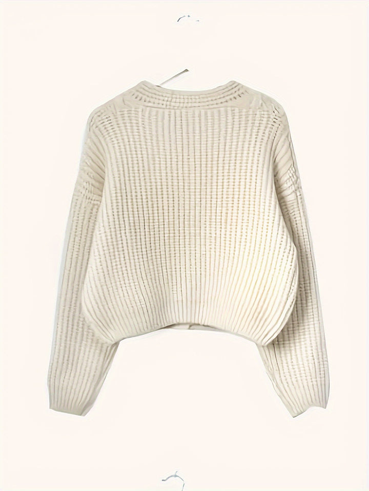 Juliet | Women's Chunky Cable Knit Button Cardigan
