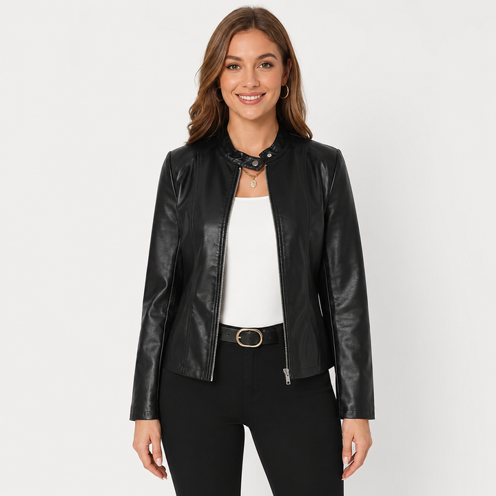 Isadora | Women's Full-Zip Leather Jacket