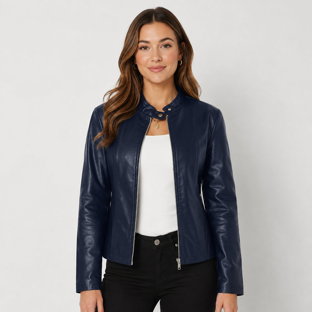 Isadora | Women's Full-Zip Leather Jacket