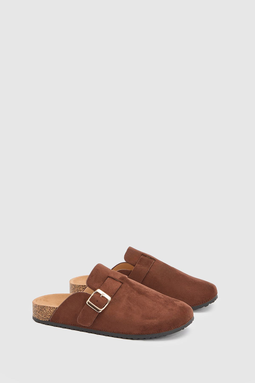 Cressida | Women's Faux-Suede Footbed Mules