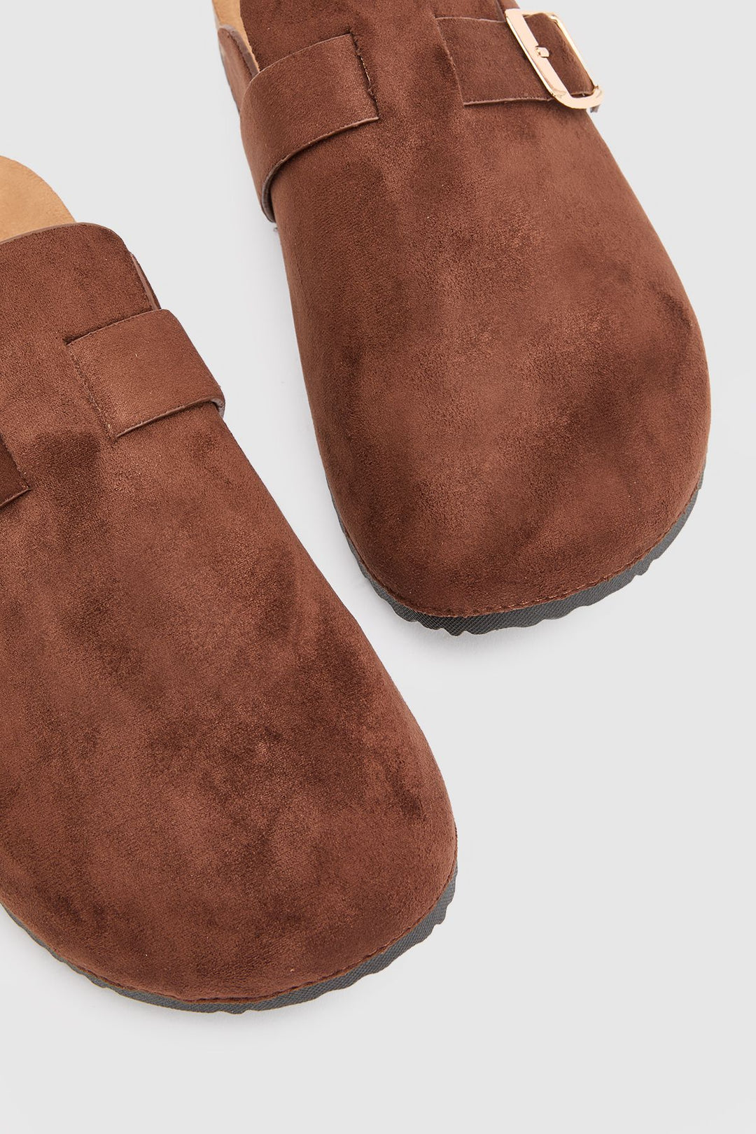 Cressida | Women's Faux-Suede Footbed Mules