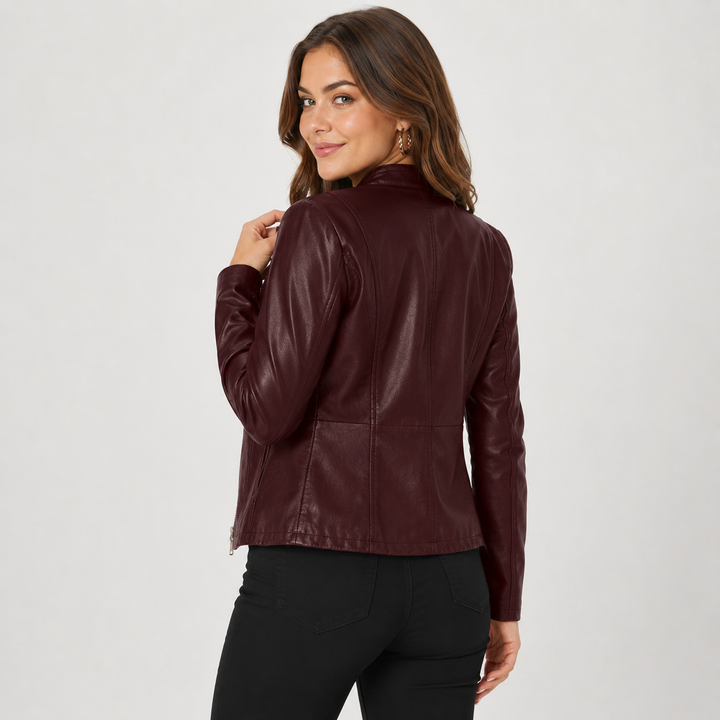 Isadora | Women's Full-Zip Leather Jacket